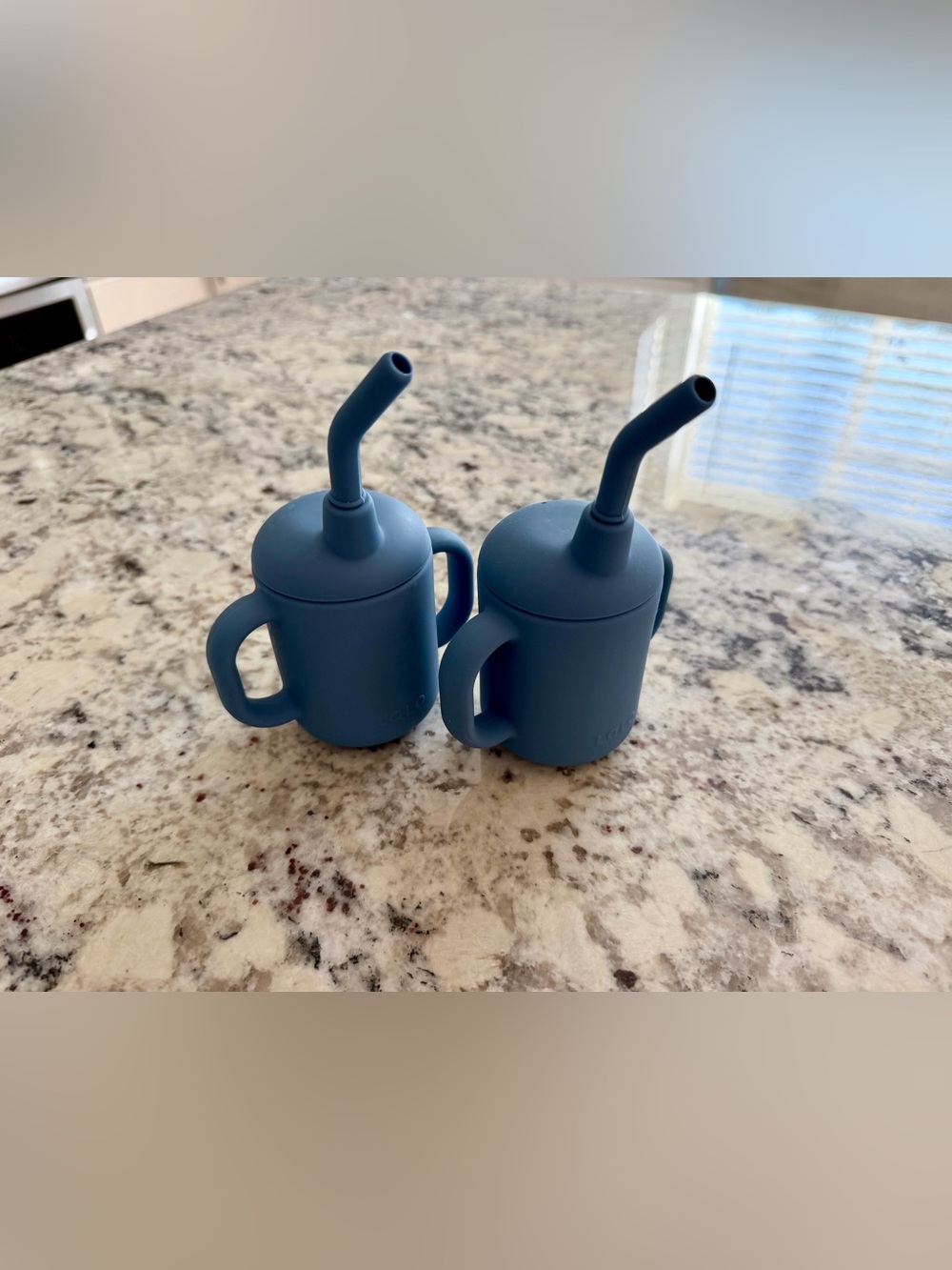 NWOT! Set of Two - Lalo Little Cup - Blue!